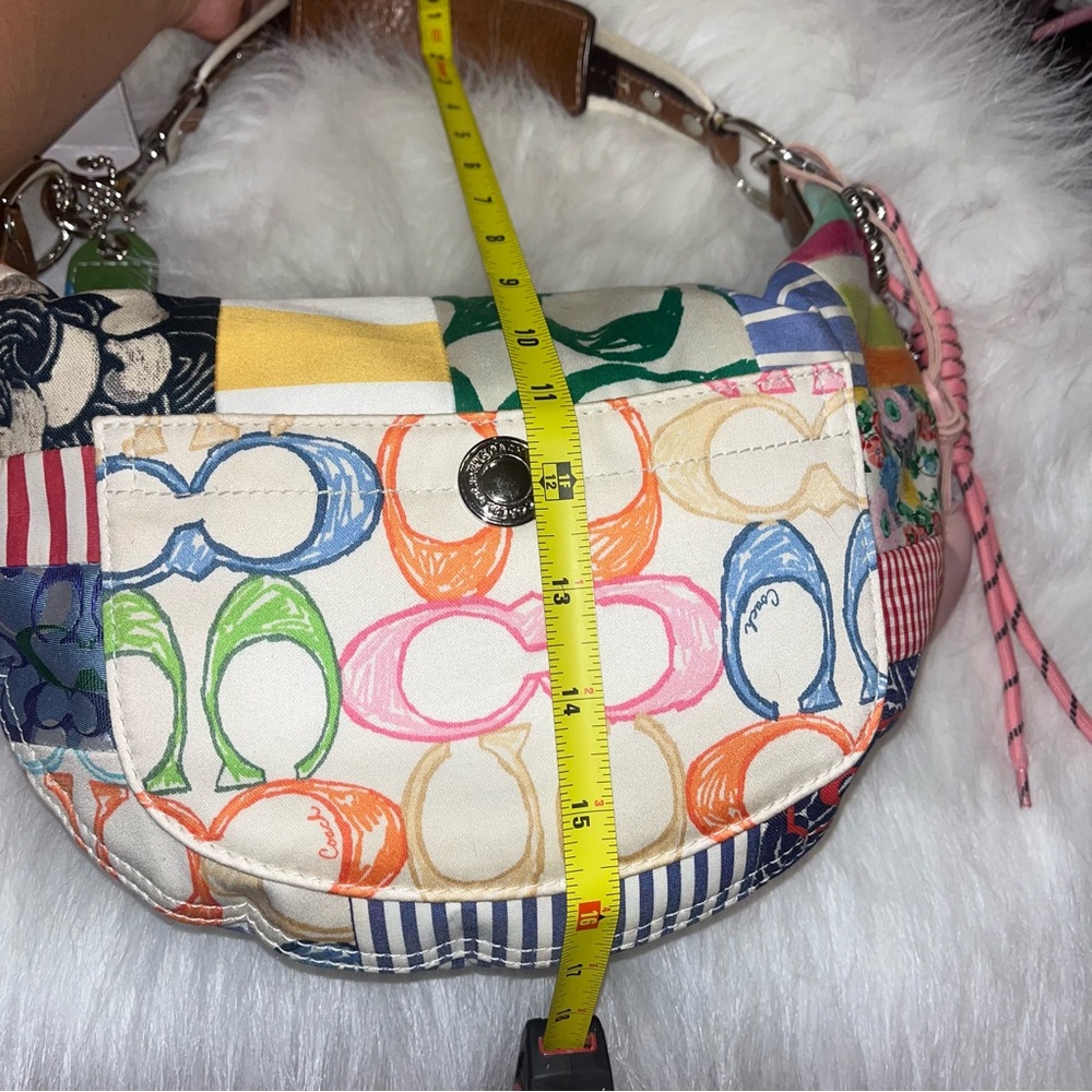 Small Coach Colorful Patchwork Women's Bag - Picture 11 of 11